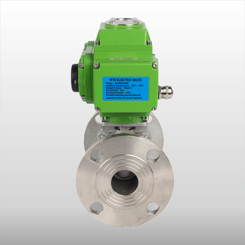 Flange End Valve with Electric On/Off Actuator - MTD Actuator Valve